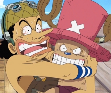 ^ yep!,oh my...haha XDDDD Sanji has a bow in his hair!XD

I don't know whether this one of Usopp and 