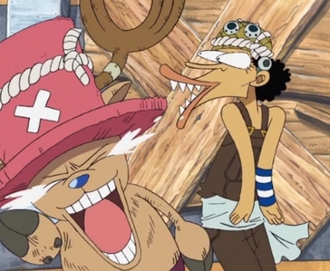 XD Usopp looks hilarious in this one! and I agree with Chopper on this one!x3