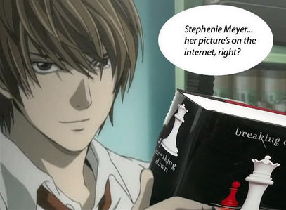  Light Yagami's opinion on Smeyer. :'D