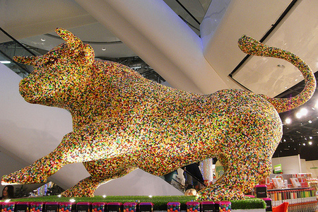  Birmingham was were Cadbury was invented , and where the gelee bohne stier, bull is :) x