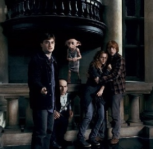 here it is but it has Ron, Hermione and Griphook in it too. Does it count?
If it does, i would like 