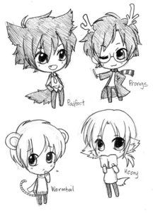 here - the marauders *so cute!*
i want a fan art of James and Lily Potter.