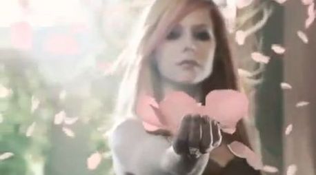  Here I hope it's not that bad...Avril in one of the commercials.