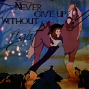  Mine^^ "Never give up without a fight" ~ Avatar the Last Airbender