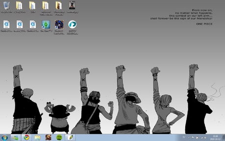 This is my desktop right now, but I'm just about to change :) I've had this one for so long ^^