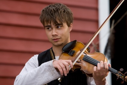 This one with his violin: