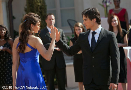 Thirty-Seven: Any picture of Katherine from season 2
(Does this picture count as Damon being in a sui