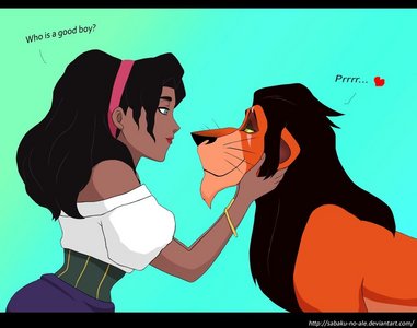 Two of my favourite 디즈니 characters! <3 Find a picture of Esmeralda with Tulio (another one of my