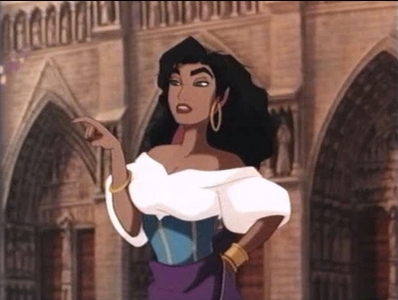  I`ve always loved Esmeralda`s outfit. Not because she`s my favourite leading lady, of course (I like
