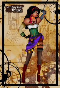  credit: HelleeTitch@DA Keeping with this theme, find your preferito leading lady in steampunk clothin