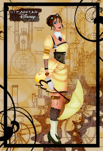  Esmeralda is my favourite, so here`s picture of Jane, my secondo favourite, in steampunk clothes. N