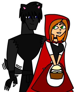  Lexi as Little Red Riding capucha, campana Shane as the big bad lobo xD i think i might do cori and keith as sh