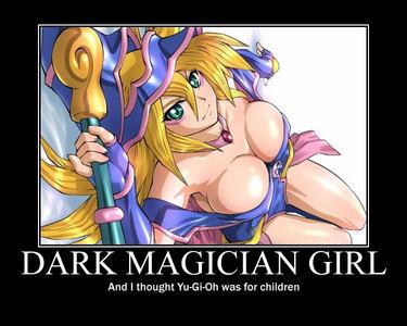 Dark Magician Girl from Yu-Gi-Oh.