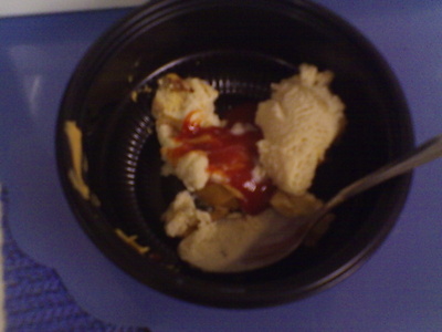 done and i have proof.that was just nasty.omg ewww the ketchup just made it yucky.the ice cream was c