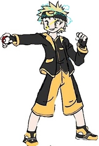  volt finaly made it 2 HI-DI cuz he heard a gym leader named bolt as here with grey hair so he came th