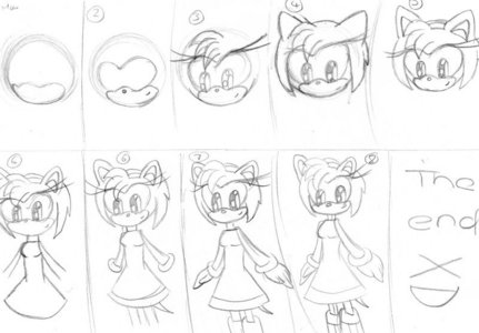  Hey! i see your Fc need improving well since she looks like amy rose here is a tutorials of her! . ju