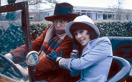 elisabeth way back in the 1970's with Tom Baker the fourth doctor