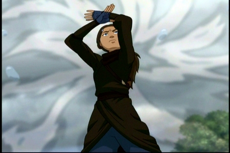  Find a pic of Sokka and Suki with their child.