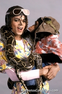 michael and bubbles!