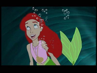 Ariel's daughter Melody looks exactly like her just make her hair loose, red hair, a deeper shade of 