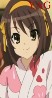 Here's Haruhi-chan wearing a Kimono!:3
