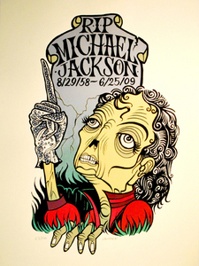  http://tworabbits.bigcartel.com/product/r-i-p-jacko This is one of our most infamous prints. It gets