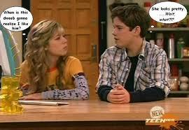  Where sam tells carly that she kissed freddie. My friend told me that there is but i guess i missed t