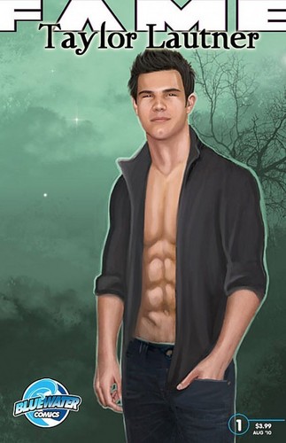  Fame: Taylor Lautner Comic Book Cover