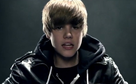 justin bieber leather jacket in somebody to love. justin bieber baby song.