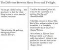 difference between harry potter and twilight  - harry-potter-vs-twilight photo