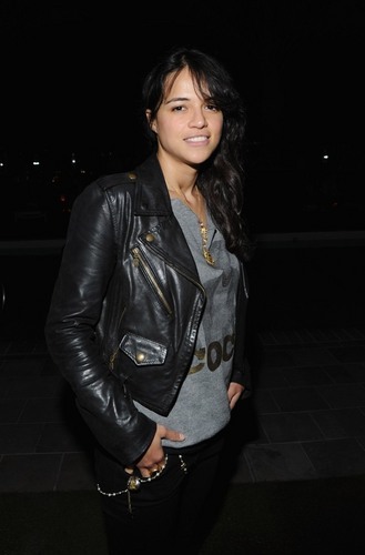  michelle rodrigues-Nylon + Express August Denim Issue party at The लंडन Hotel on August 10, 2010 i