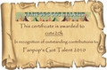 FGT 2010 Certificates – cute20k - fanpops-got-talent fan art