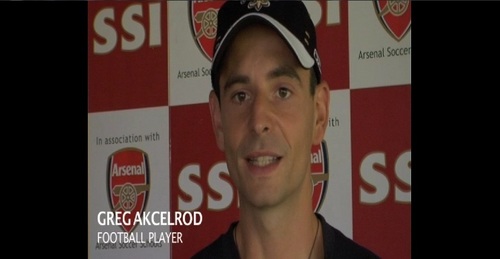  Greg Akcelord with Arsenal Academy