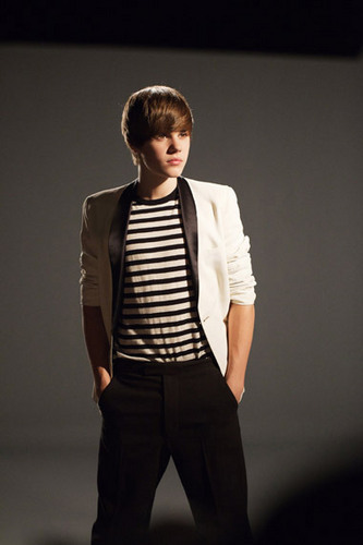 Justin Bieber at the 2010 VMA promo shoot