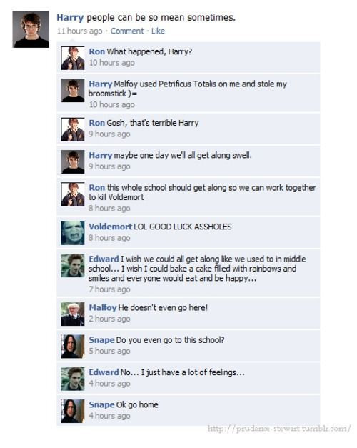 funny pictures harry potter. twilight/harry potter funny