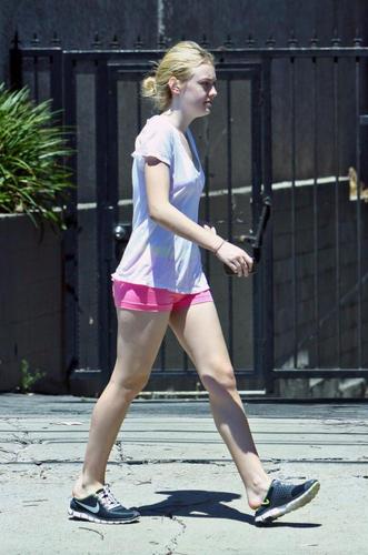 Dakota Leaving a Pilates Class (19 August)