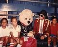 Michael with his nephews 3T - michael-jackson photo