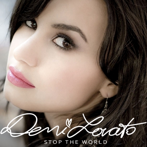 Stop The World FanMade Single Cover Here we go again Demi Lovato Fan Art 