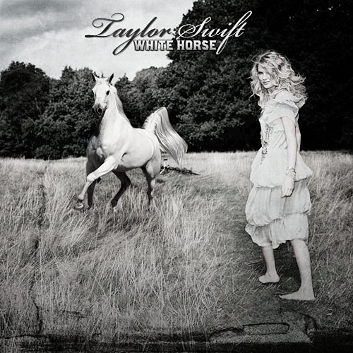 white horse taylor swift album cover
