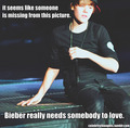 just need smbd to love - justin-bieber photo