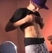justin bieber looking at his abs - justin-bieber icon