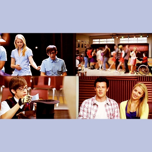  oben, nach oben 5 Glee friendships