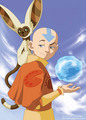 Aang and momo - avatar-the-last-airbender photo