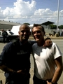 Amaury Nolasco and Robert Knepper on the set of 'Chase' - prison-break photo
