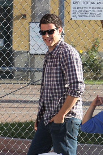  Cory On the Set - August 20, 2010