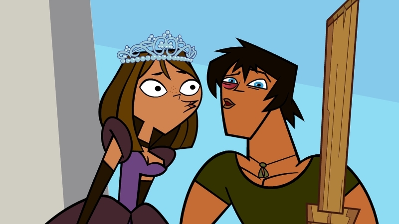 Photo of tda for fans of Total Drama Island. justin almost kisses courtney.