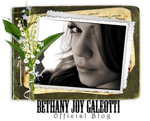 Bethany Joy Galeotti's blog page