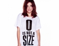 Brooke Davis in "Zero is Not a Size" t-shirt - one-tree-hill photo