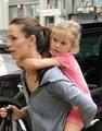 Jen out and about in NYC with her girls! - jennifer-garner photo