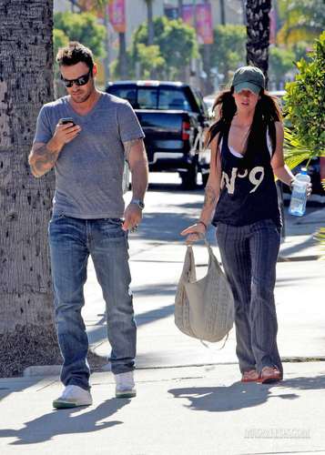 Megan & Brian out in LA
